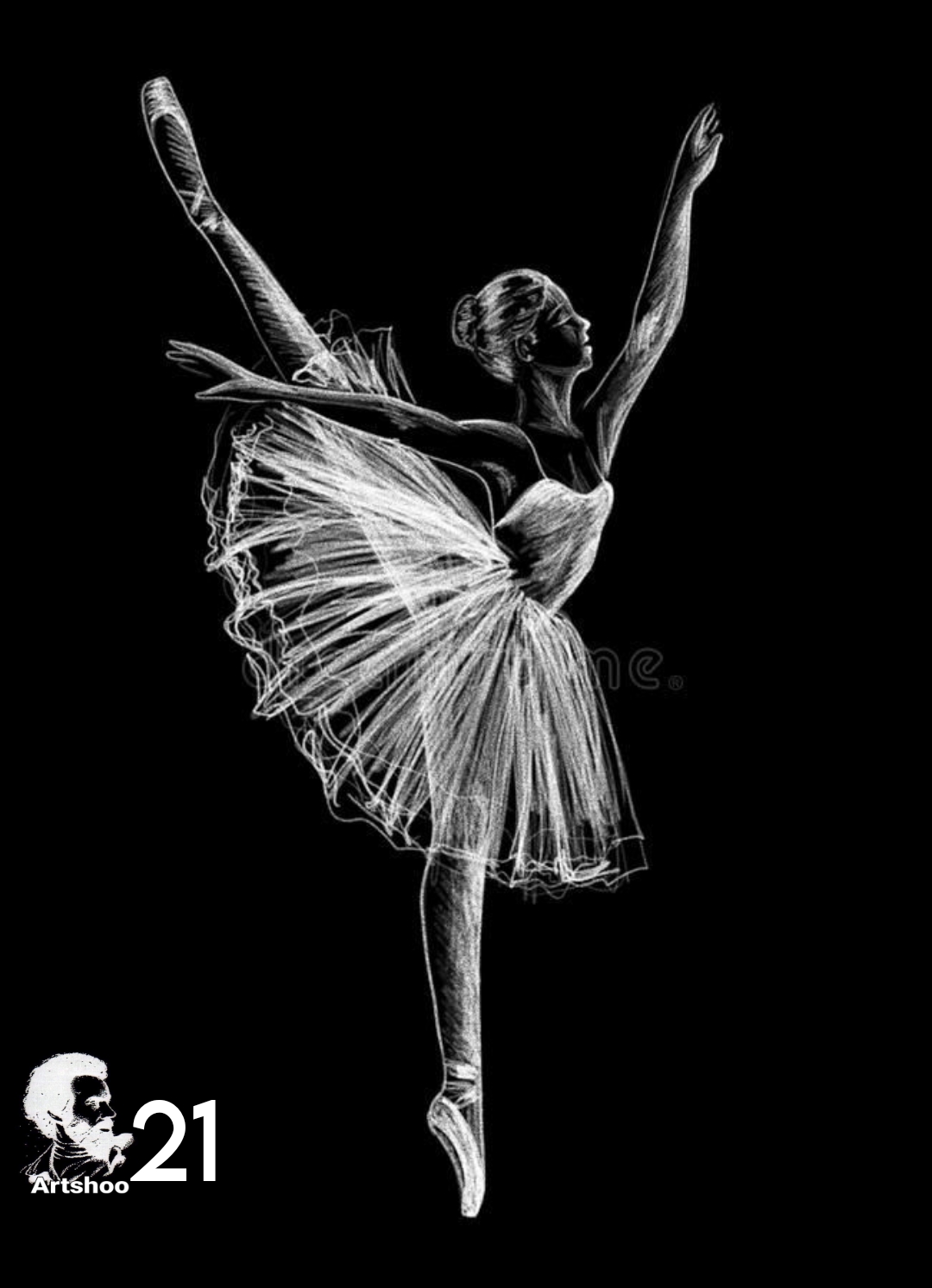 آموزش نقاشی طراحی سیاه قلم شهرری